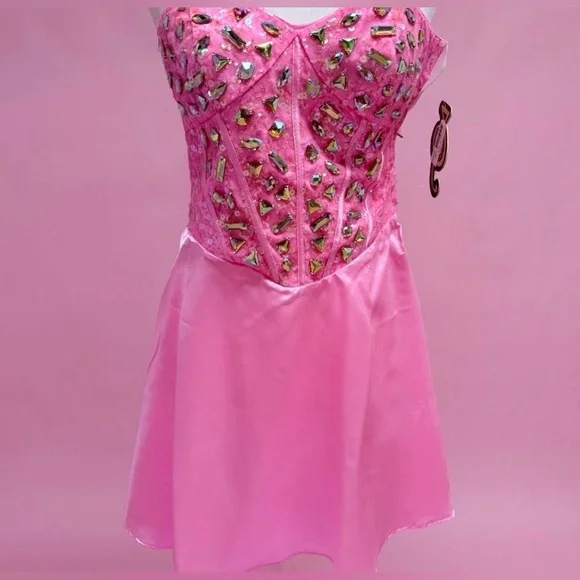 DEAL OF THE WEEK- Pink Strapless Dress - Picture 7 of 7